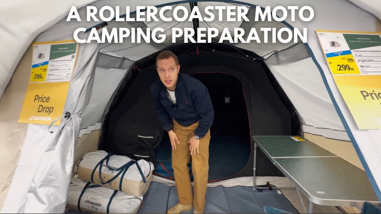 A ROLLERCOASTER MOTO CAMPING PREPARATION