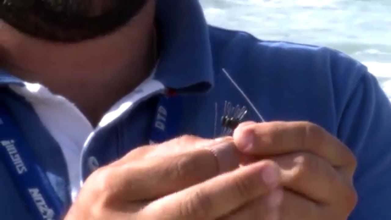 Montaje aparejo para la pesca de la Dorada