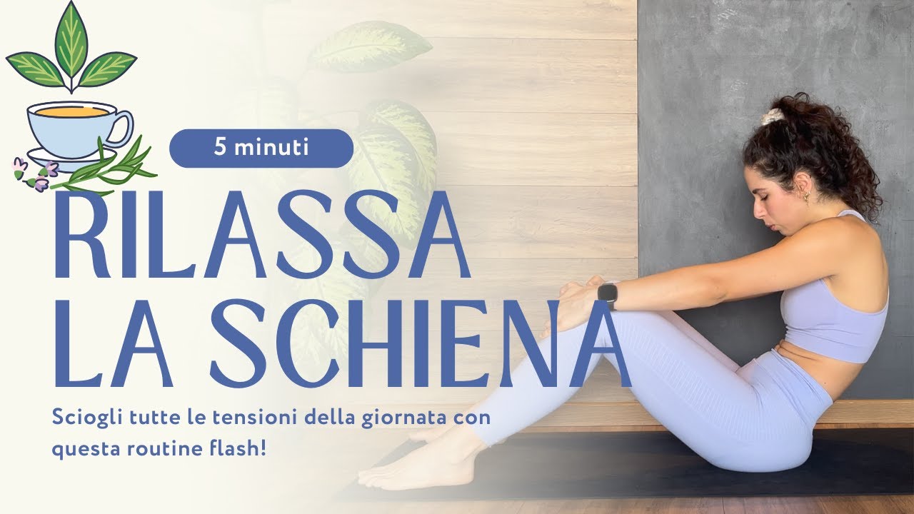 5 Minuti per una SCHIENA NUOVA! Routine FLASH di rilassamento e sollievo!