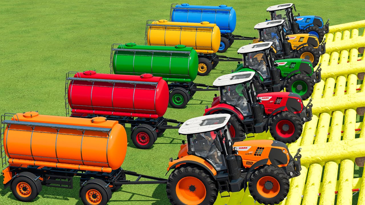 CLAAS TRACTOR PARK WITH RAMP | RAMP OF COLORS | FARMING SIMULATOR 22 |