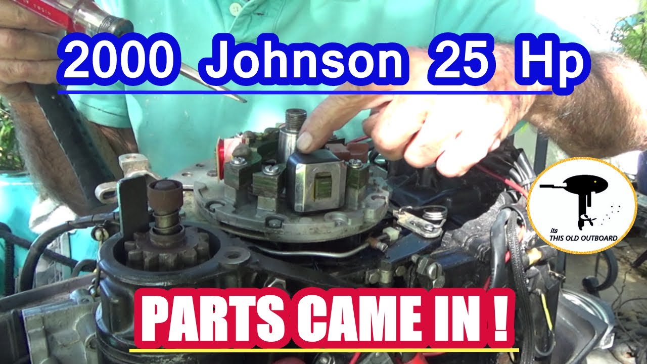 2000 Johnson 25 Hp Ignition Plate & Parts Ebay Gamble - THIS OLD OUTBOARD