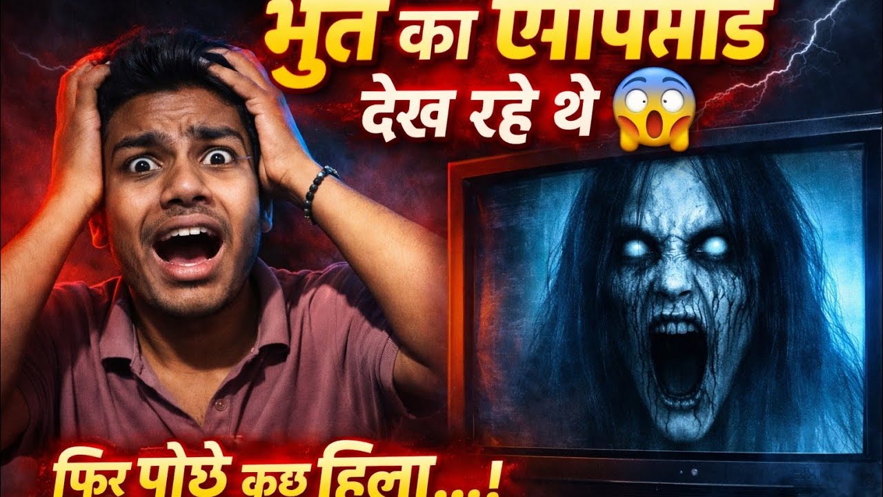 रात में भूत का एपिसोड देखा और अचानक कुछ अजीब हुआ 😱 | Real Horror Story