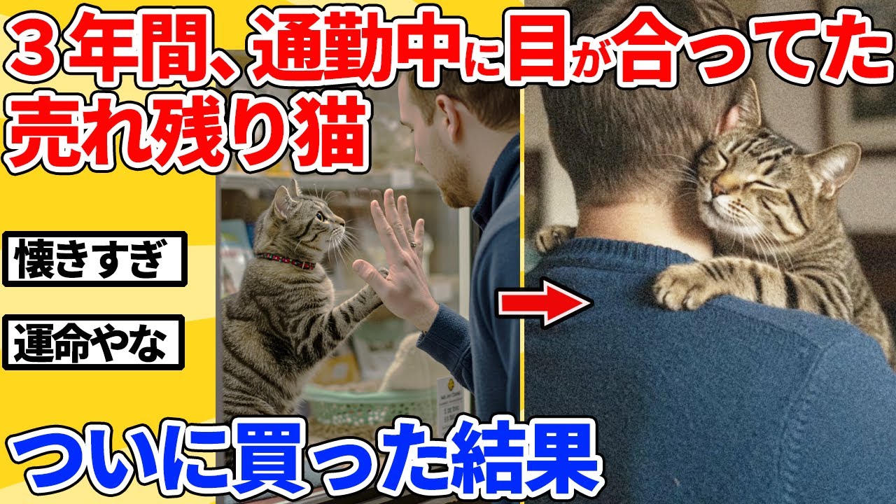 【2ch動物スレ】3年間、仲良くしてたペットショップの売れ残り猫→ついに飼うと決心した結果