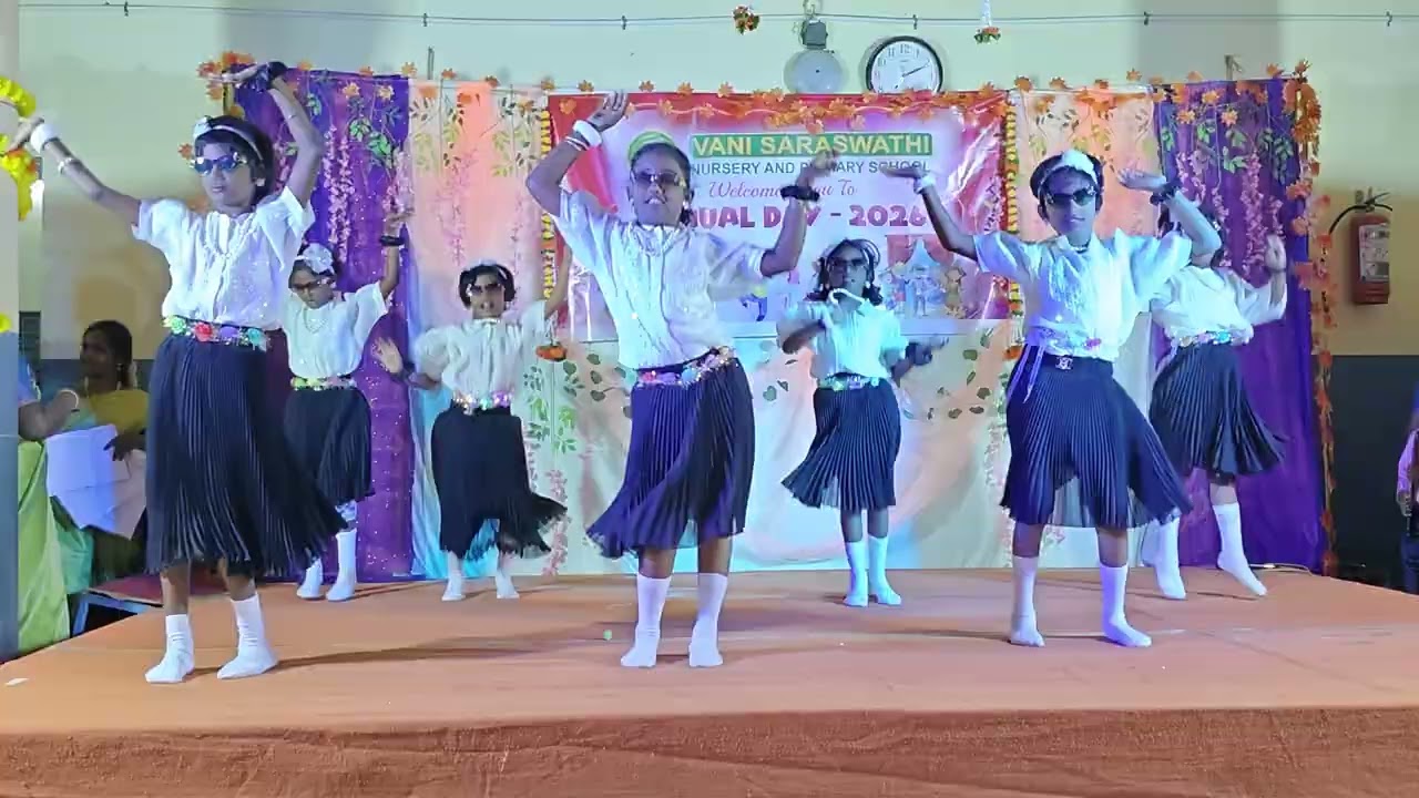 Annual Day Celebration 2026 - II std Students - Girls Dance - VaniSaraswathi Primary School