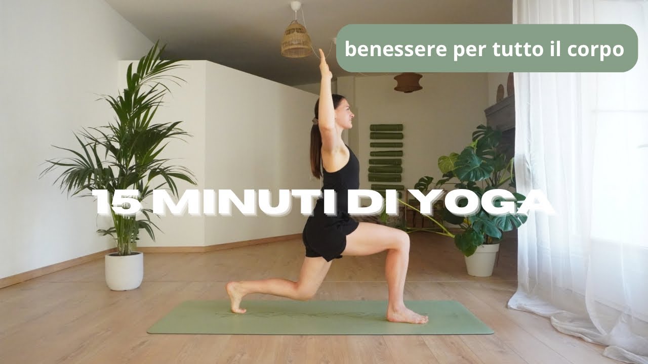 15 minuti di yoga per ritrovare calma e serenit&agrave;