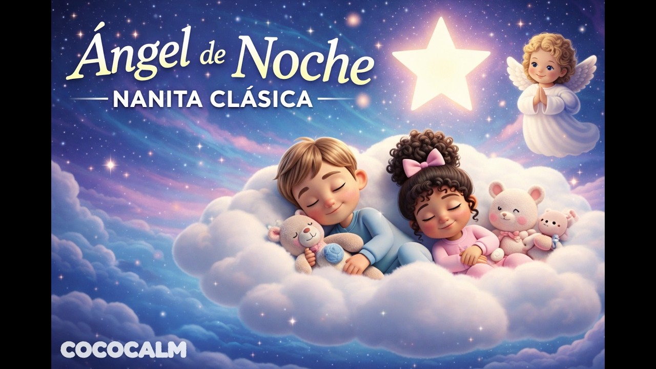 COCOCALM 🌙 Nanas Clásicas: Luna que Mece y Estrellita Guardiana | Música para Dormir