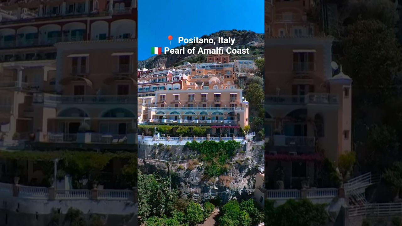 🇮🇹 Positano, Włochy | Rejs dronem 4K po wybrzeżu Amalfi