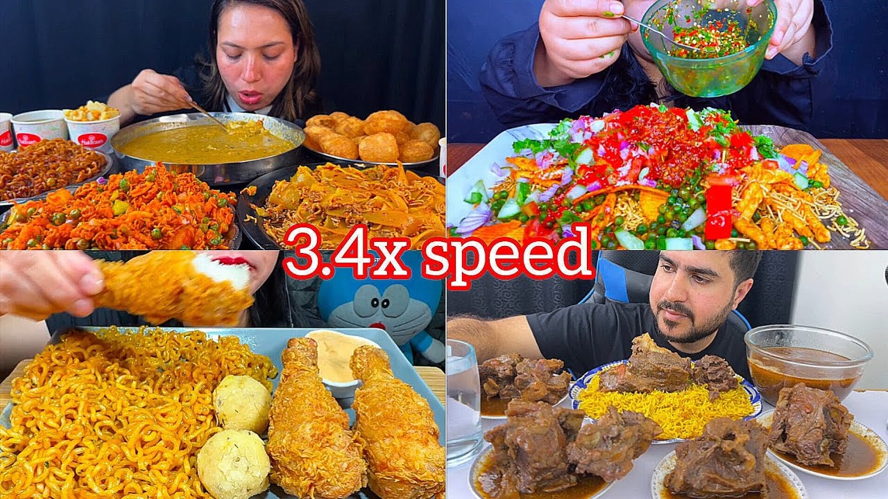 ASMR:Eating SPICY CHICKEN CHATPATE Jhol Momo😍🥵CREAMY NOODLES SPICY MUTTON CURRY mukbang 