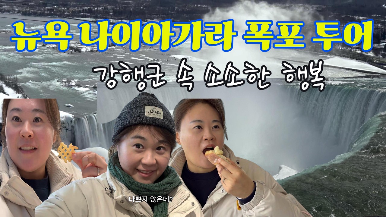 뉴욕여행 3일차 캐나다에서 나이아가라 폭포보기