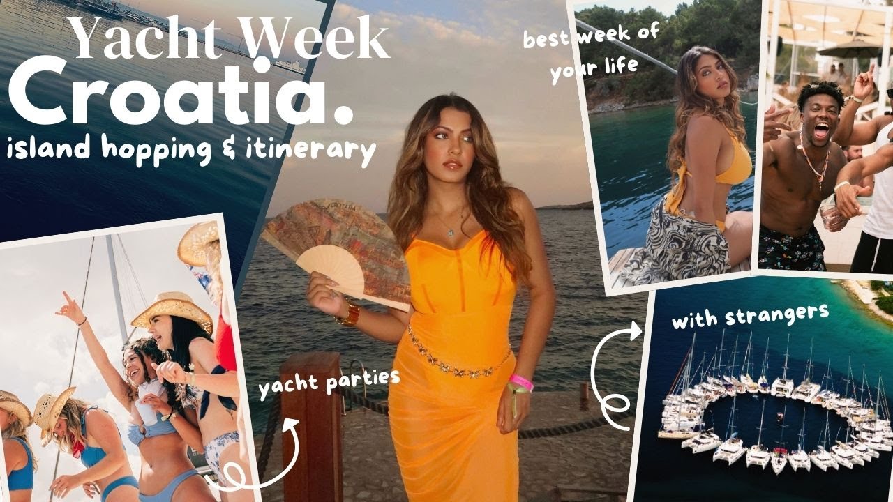 YACHT WEEK CROATIA VLOG || Living on a YACHT for a WEEK w Strangers + My solo travel experience