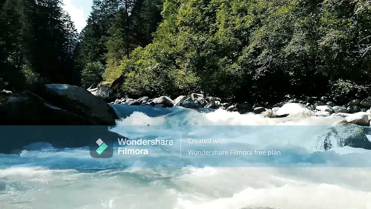 Strong River Current| Soothing Sounds | ASMR |