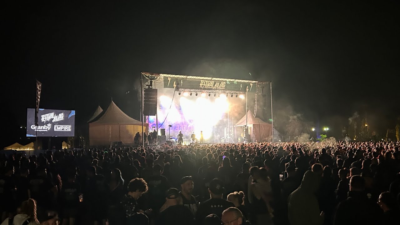 Slaughter To Prevail - Viking. INCREDIBLE NO MIC SCREAM!! Live @ Festival Au Lac.