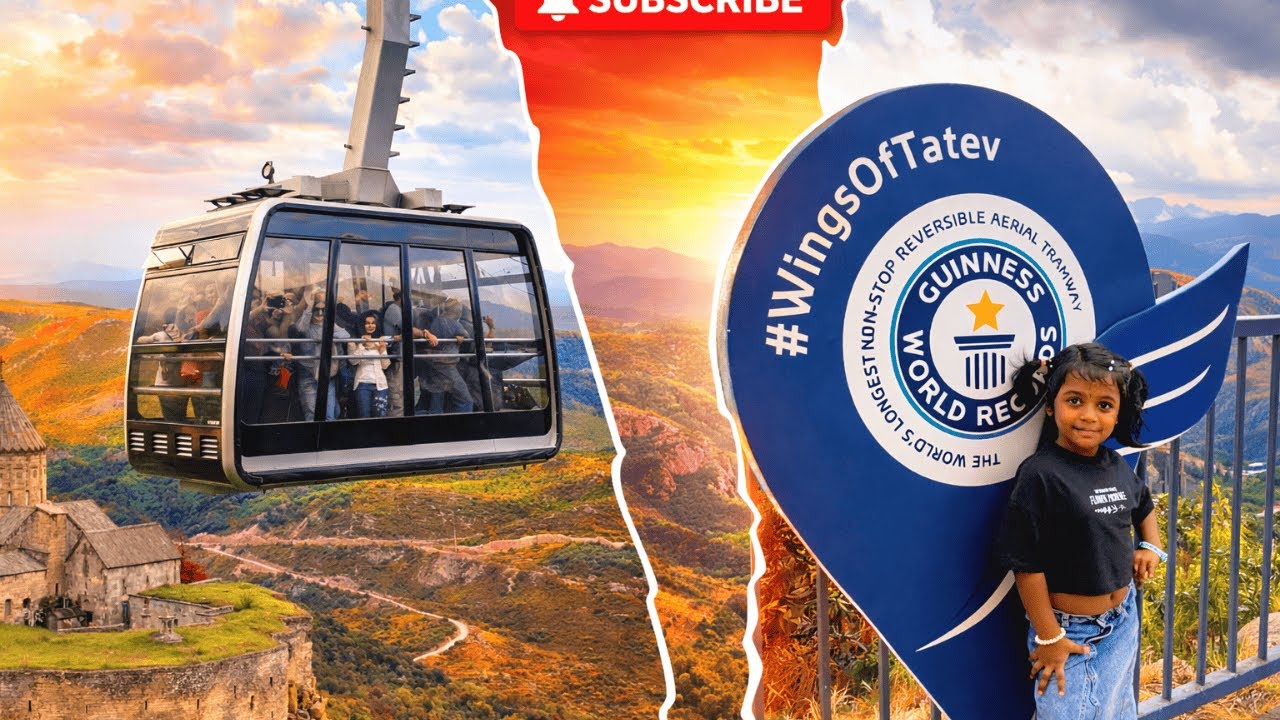 Day 5 | World’s Longest Cable Car Ride 🇦🇲 | Wings of Tatev Family Experience