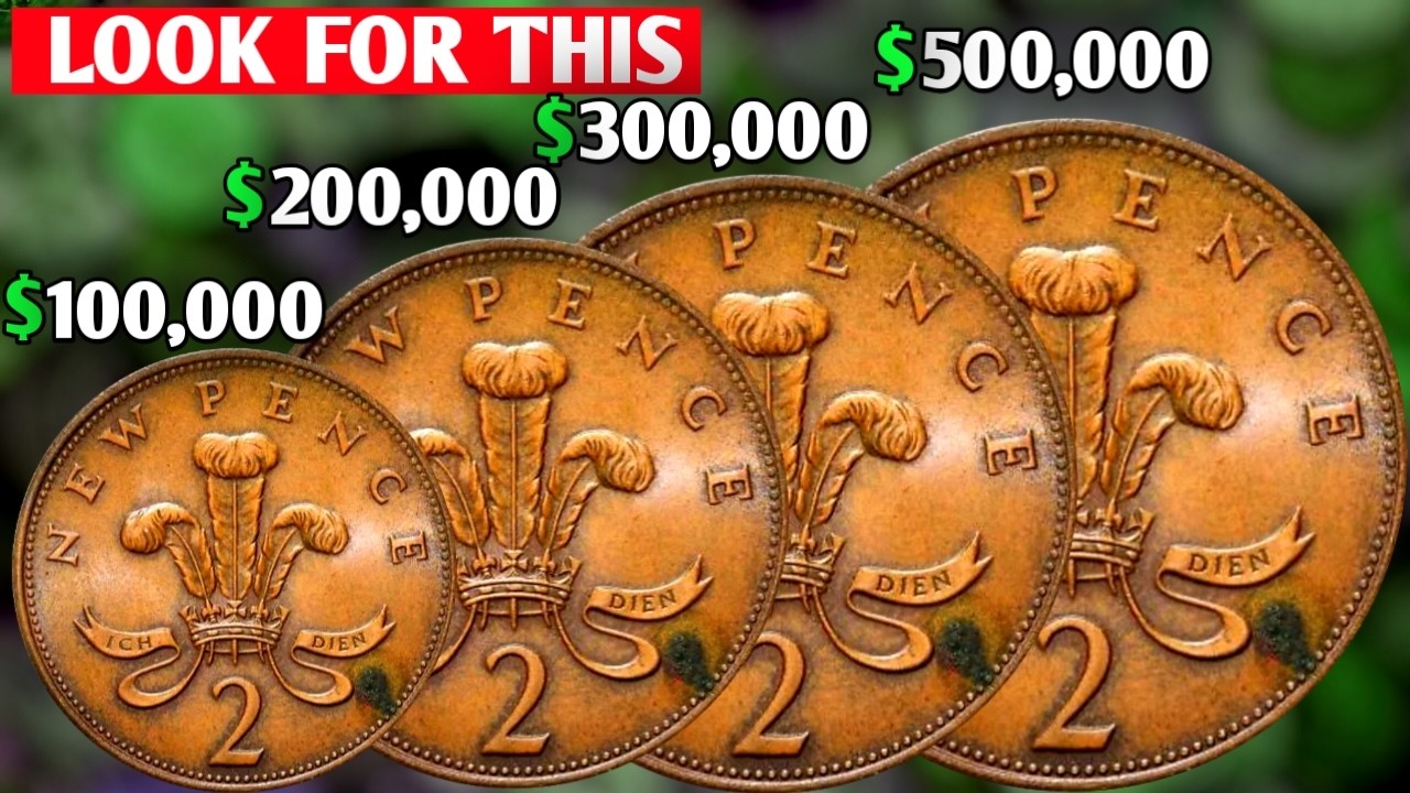 Top 5 Most Valuable UK Elizabeth 2p NEW PENCE Worth up to THOUSANDS! RARE COINS WORTH MONEY