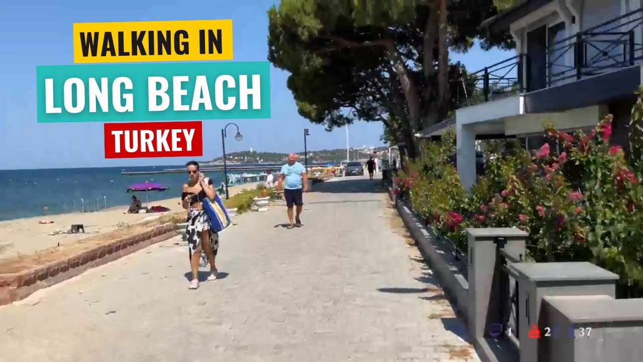 Walking Through the Neighborhood of Long Beach Kuşadası