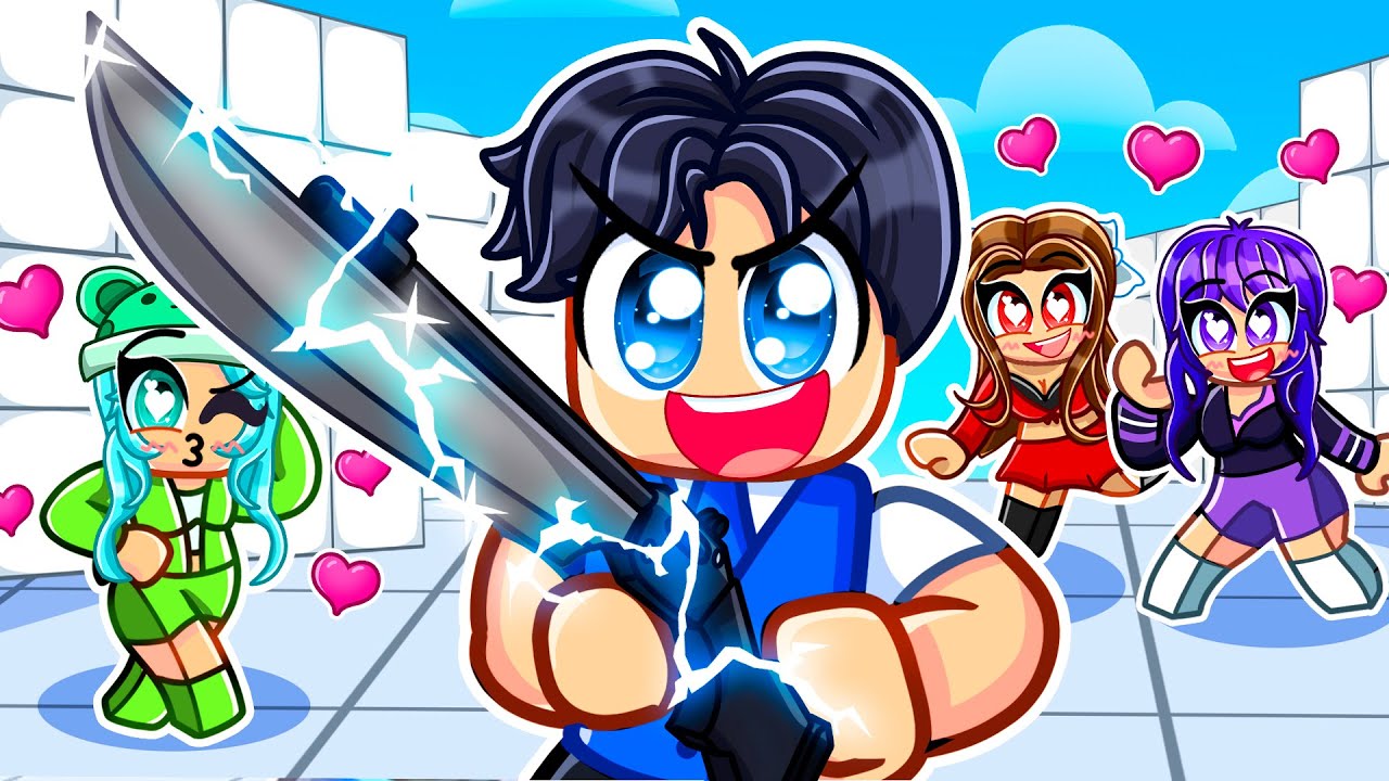 RIZZING GIRLS With The NEW GUNBLADE WEAPON In Roblox RIVALS!