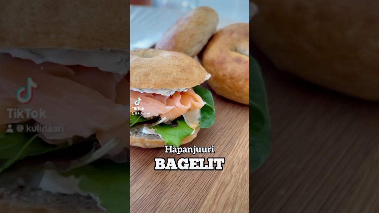 Herkulliset hapanjuuri bagelit