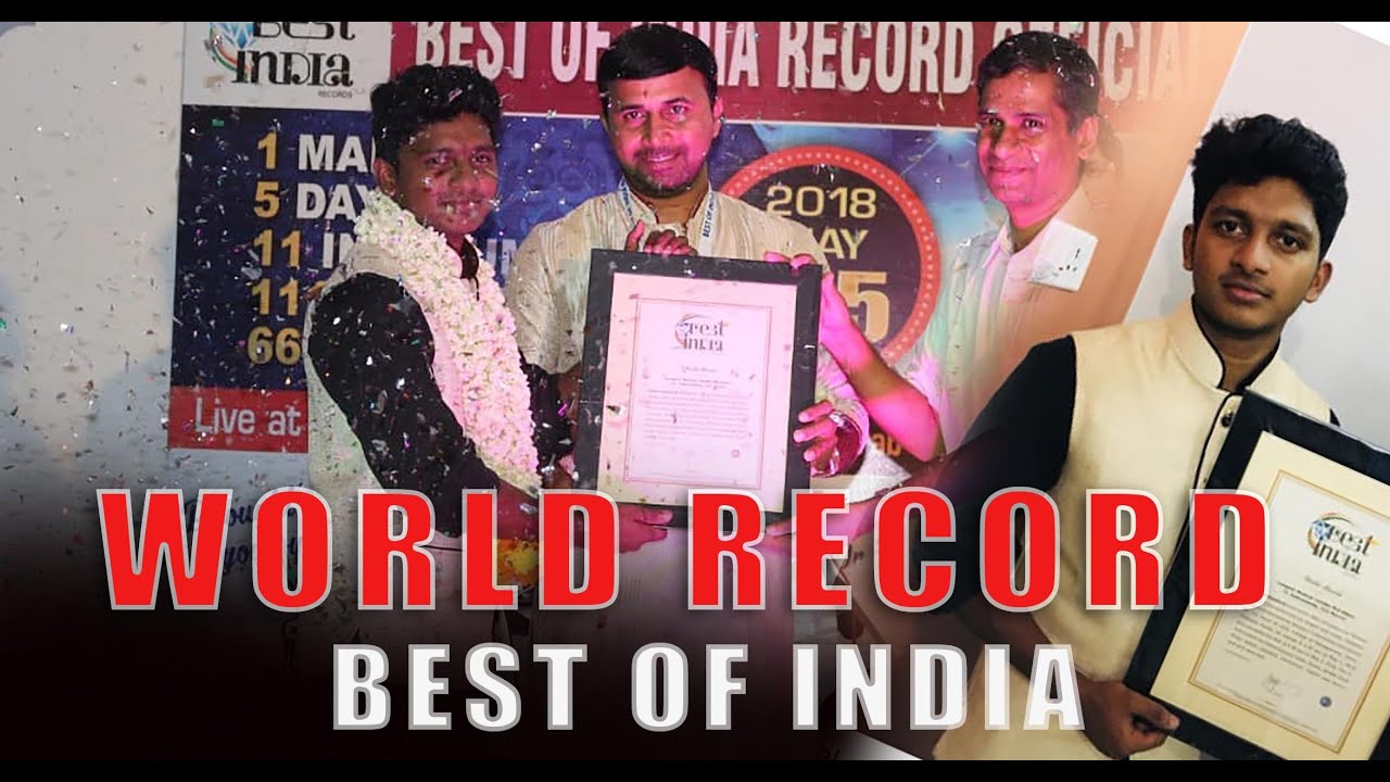 World Record - Best Of India | Godwin Rosh | Behind scenes |