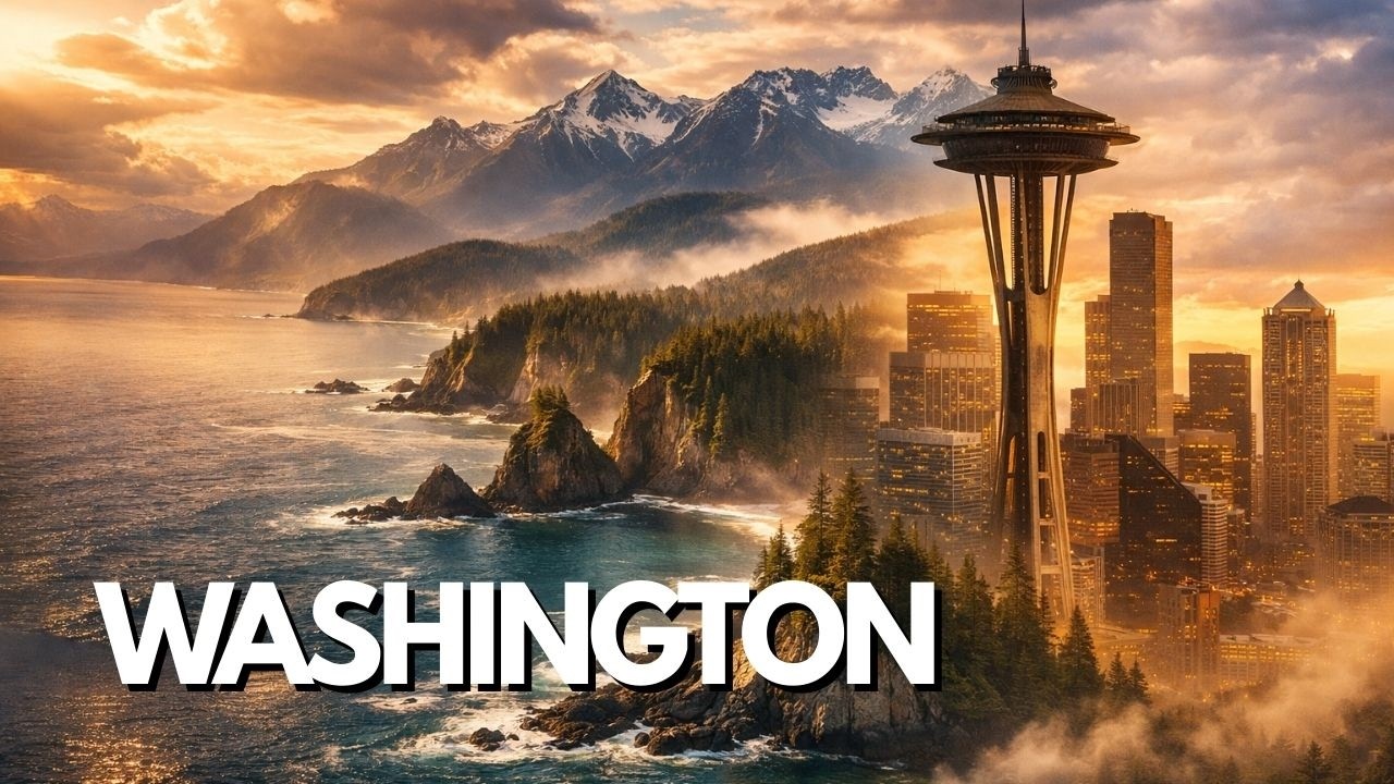 WASHINGTON: La Tierra del Verde Infinito y la Niebla del Pacífico | Documental de Viajes 4k