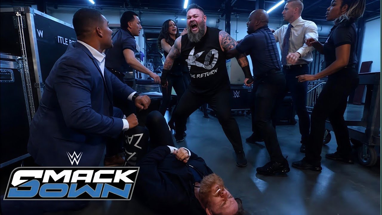 Kevin Owens BRUTALLY ATTACKS Sami Zayn Backstage On WWE Smackdown 