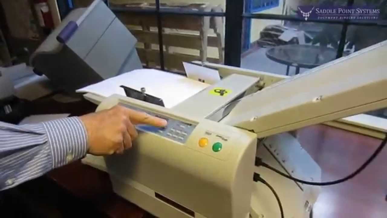 MBM 307A Automatic Programmable Folder