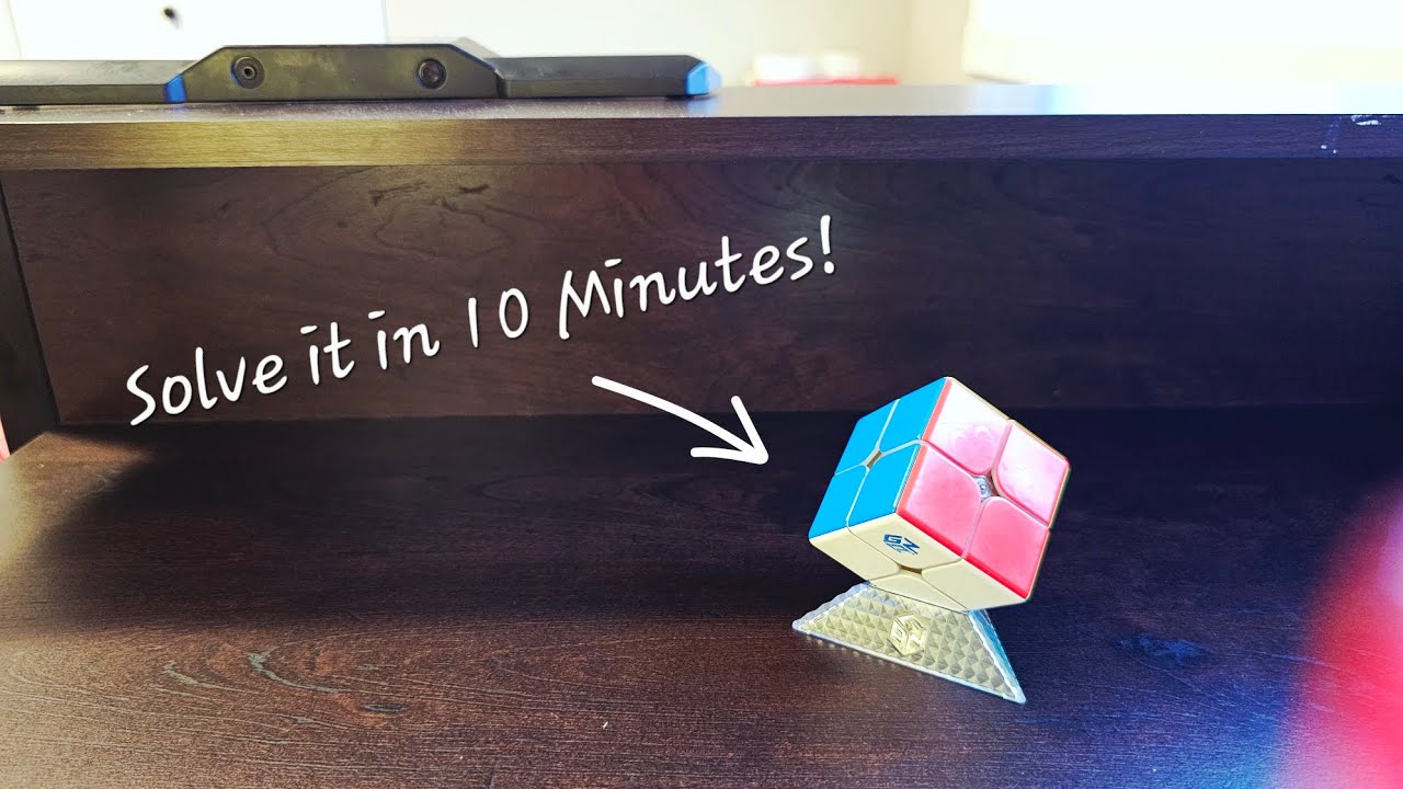 Easiest 2x2 Rubik's Cube Tutorial. Solve in 10 minutes!