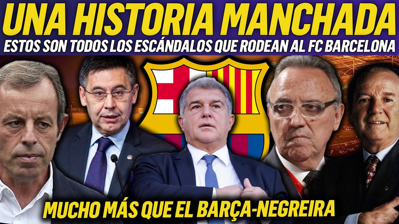 ⚠️ TODAS LAS TRAMPAS DEL BARÇA: UNA HISTORIA DE ESCÁNDALOS
