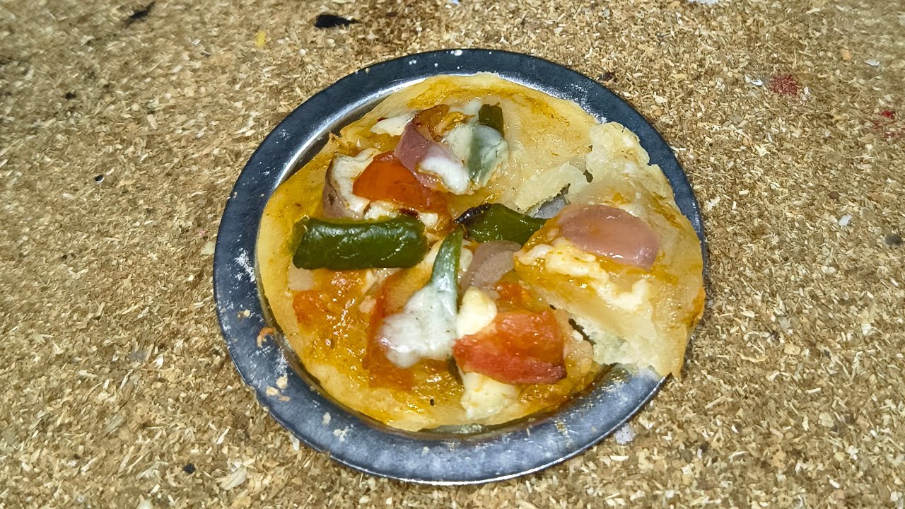 Mini pizza recipe 🍕🍕| mini food|पिझ्झा बनवला|