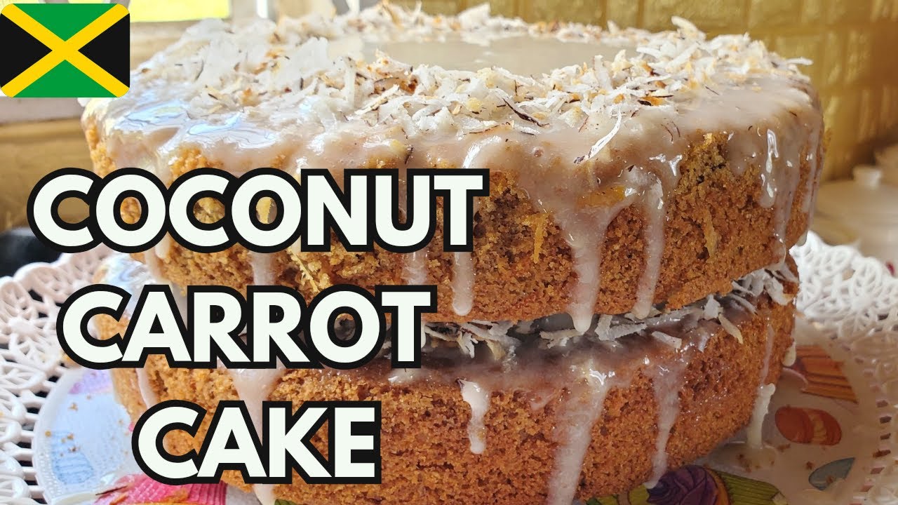 Как приготовить кокосово-морковный торт с йогуртовой глазурью