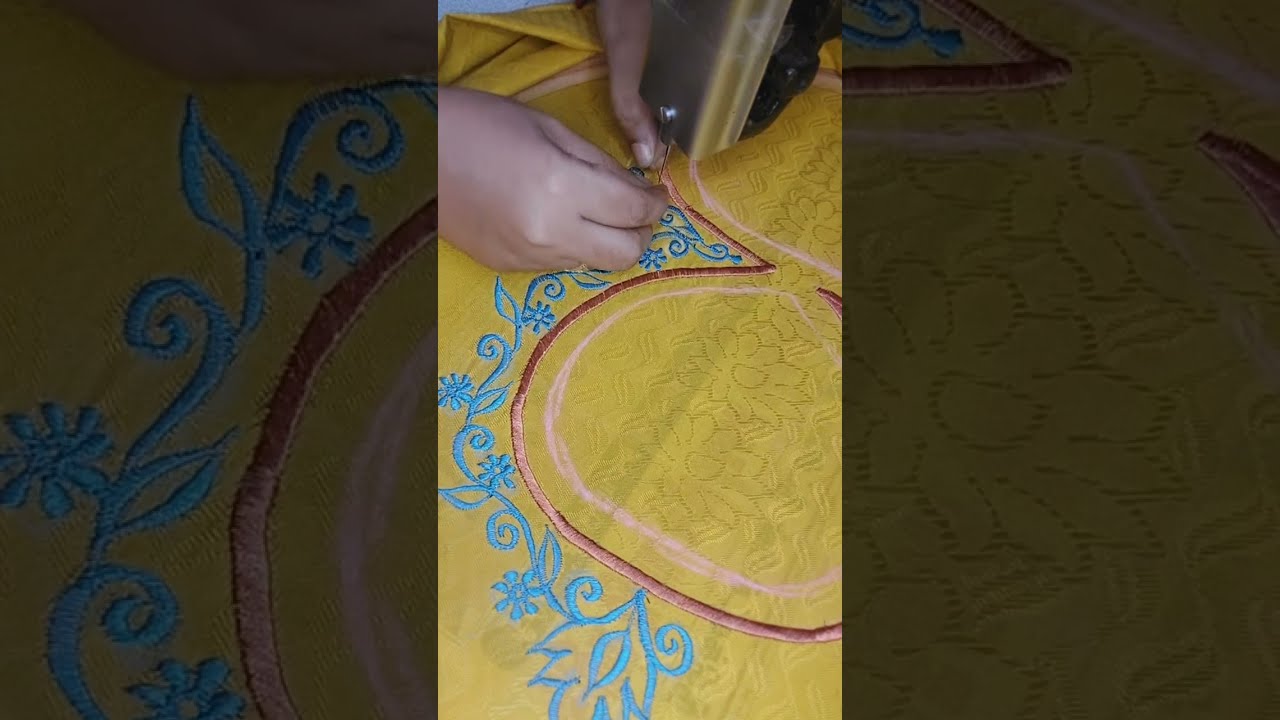 Annai Trends Manapparai embroidery blouse stitching for beginners #annaitailoring #embroidery