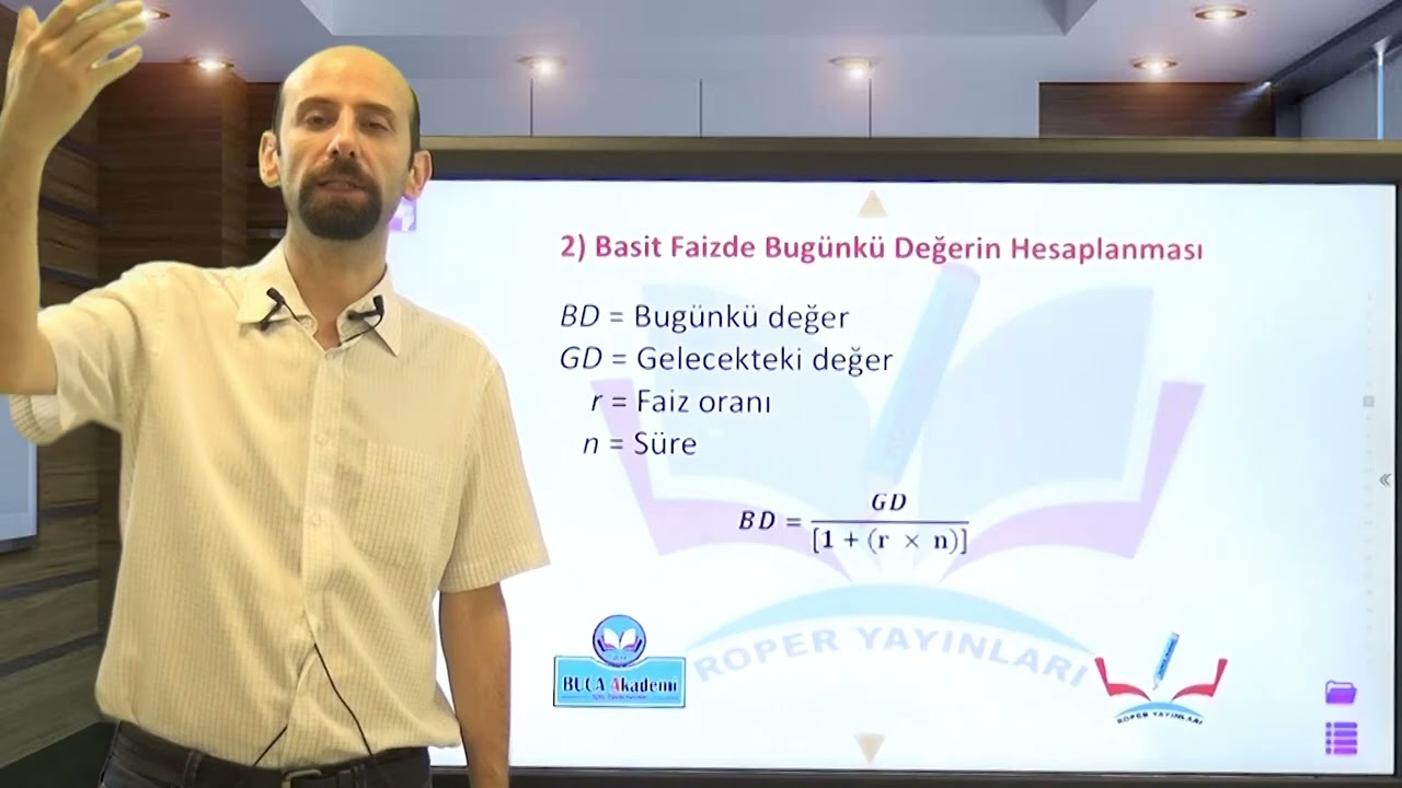 Temel Finans Matematiği ve Değerleme Yöntemleri
