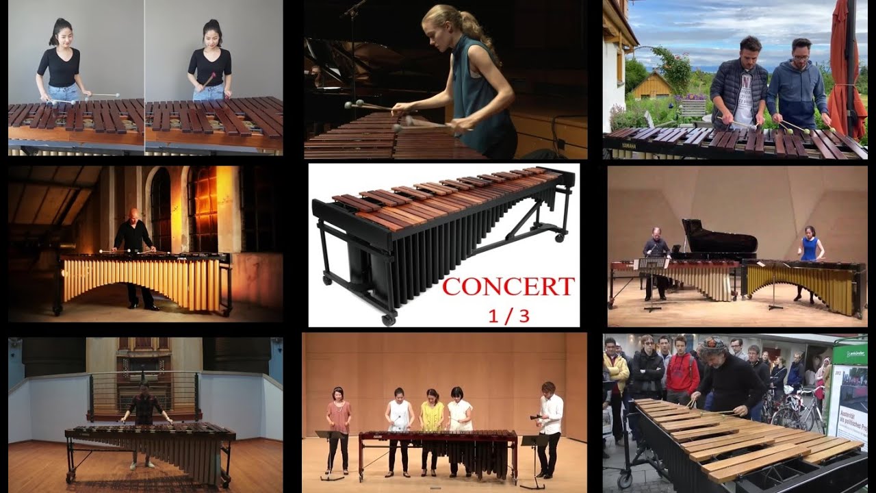 Le Marimba, à travers divers artistes. Mini-concert 1 / 3