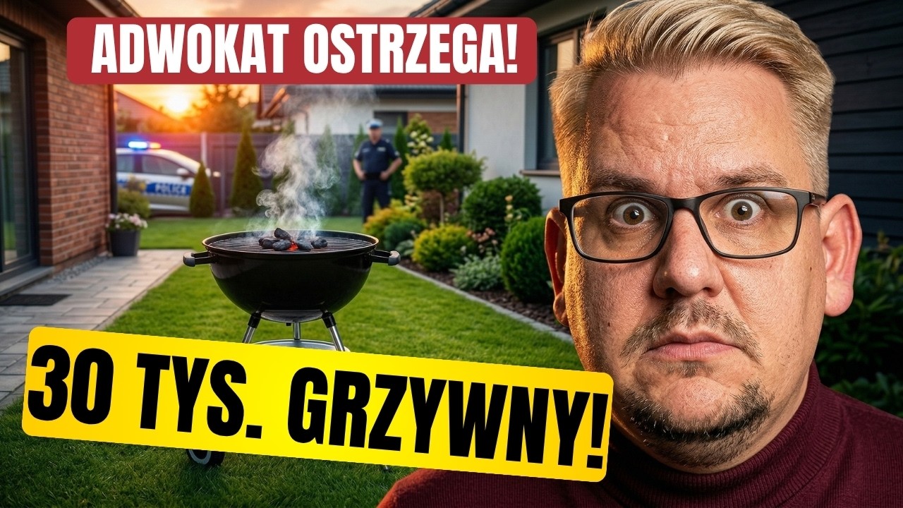 Grill na balkonie? Ognisko w ogrodzie? Adwokat podpowiada, jak uniknąć 30 TYS. GRZYWNY!