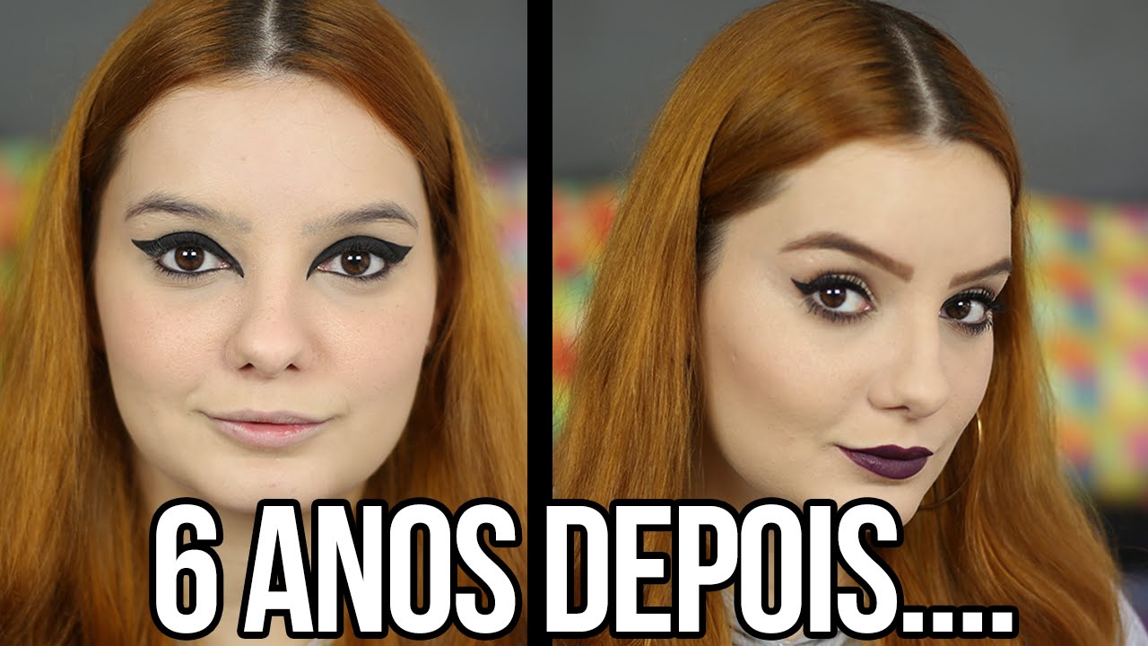 COMO EU ME MAQUIAVA ANTES vs AGORA por Nayara Rattacasso