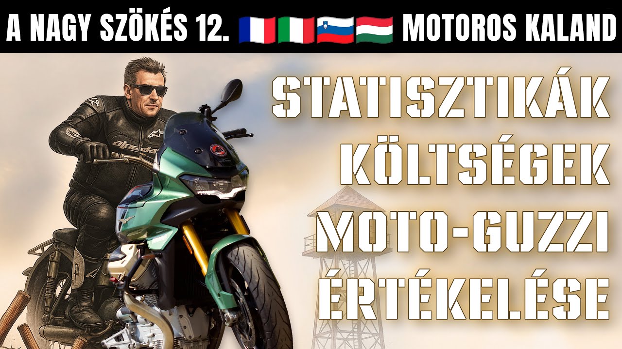 Életem leghosszabb és legdrágább motorozása | A Nagy Szökés EP12 🇫🇷🇮🇹🇸🇮🇭🇺