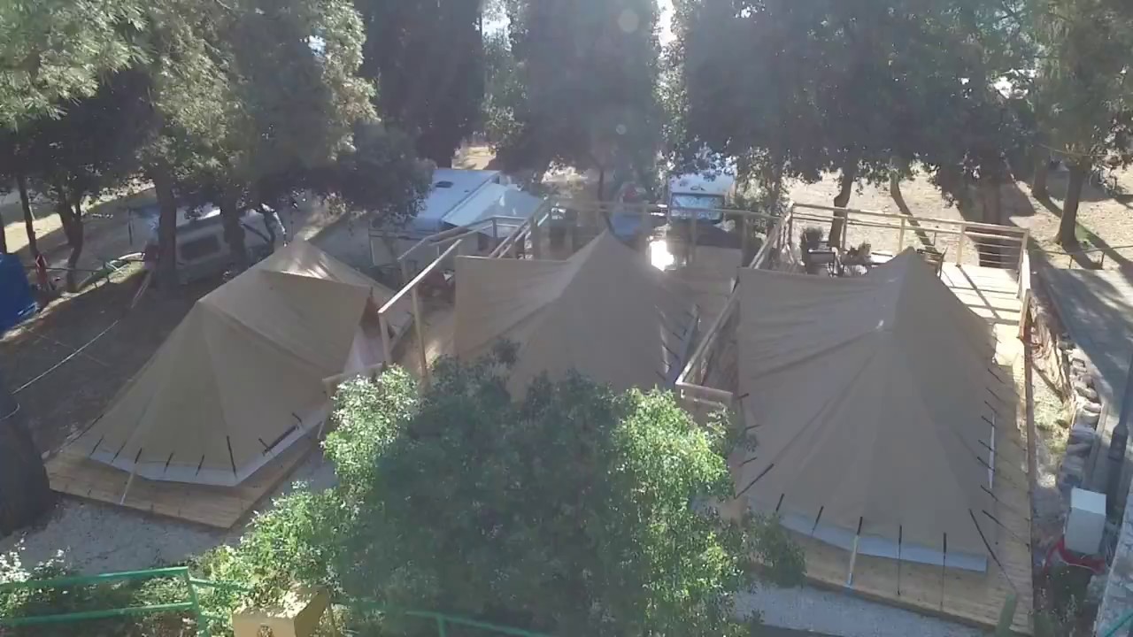 Glamping Tents for luxury camping in Porton Biondi, Rovinj