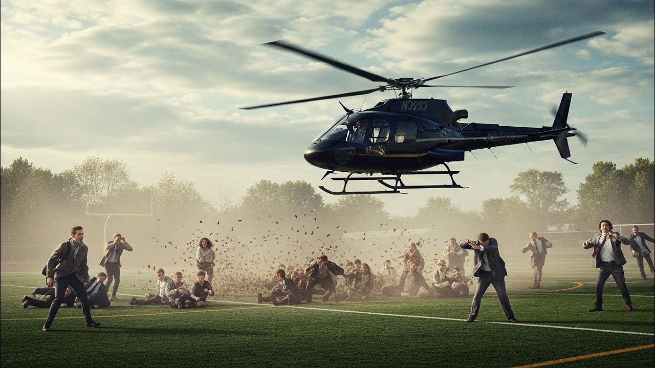 Principal Fires Single Dad Teacher — The Next Day, a Billionaire’s Helicopter Lands at the School