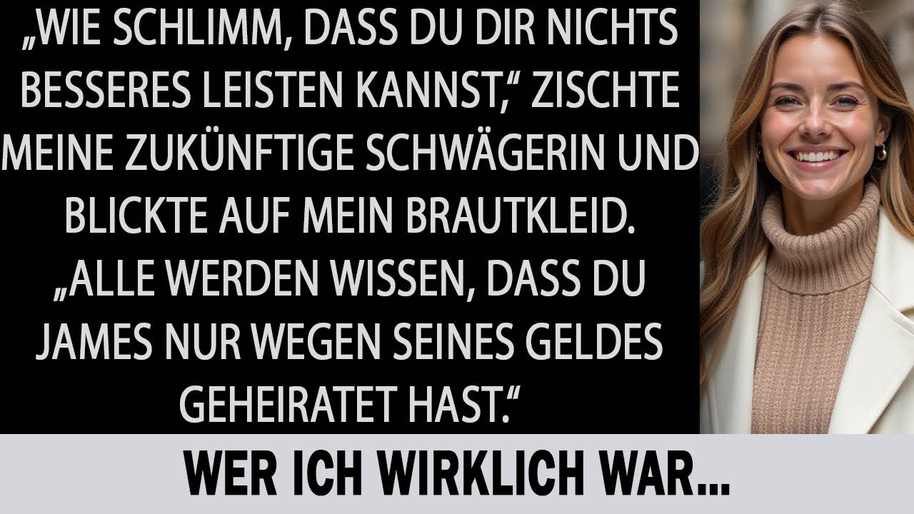 „Sie lachten über mein ‚billiges‘ Hochzeitskleid — bis sie das Etikett sahen!“