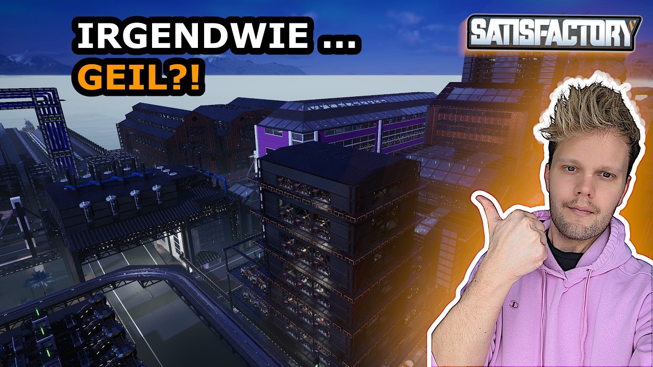 Full Glitch im Eisen-Cluster - Feuerleiter, Glasfront & Chaos-Design | Satisfactory 1.1 Deutsch