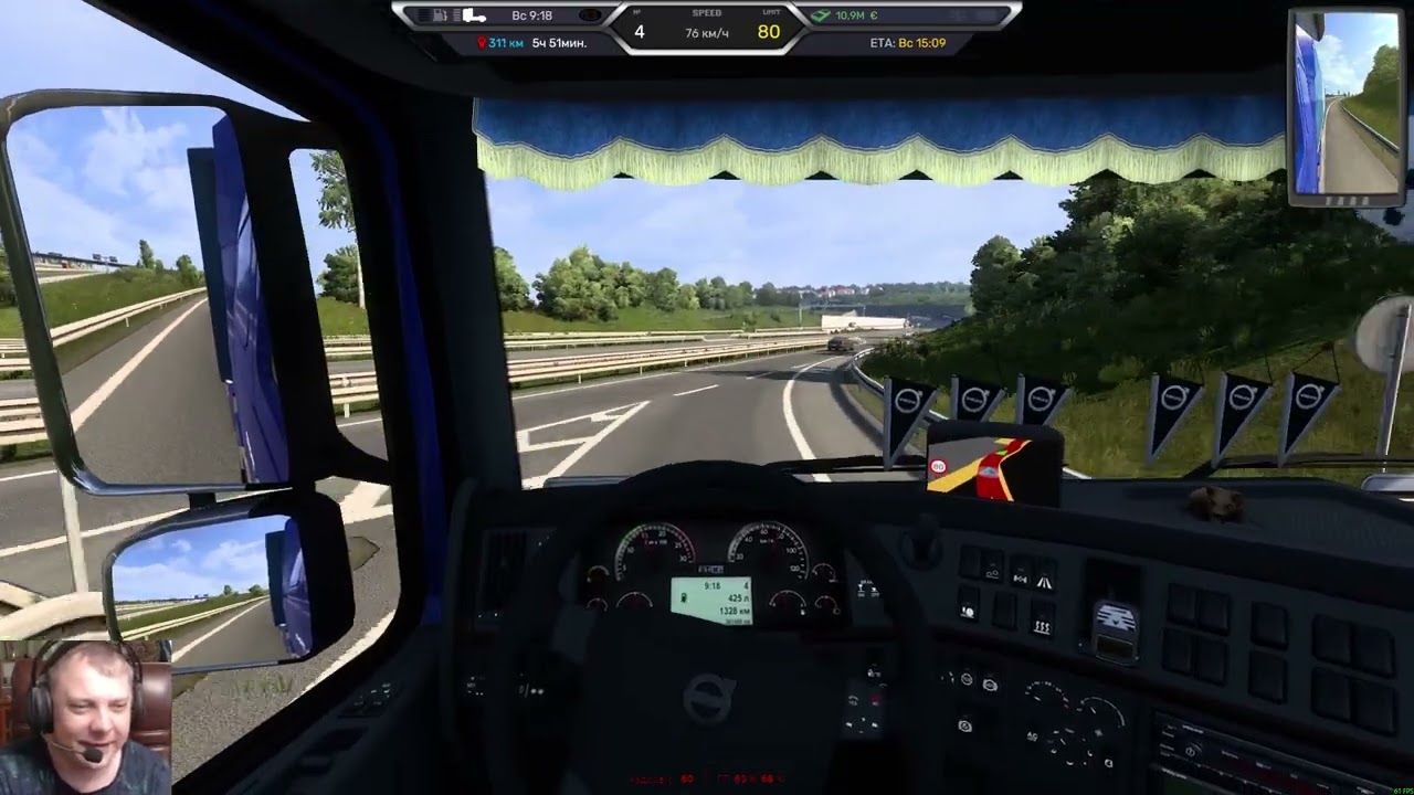 Euro Truck Simulator 2 сезон 20 серия 1 Икра в Штутгарте