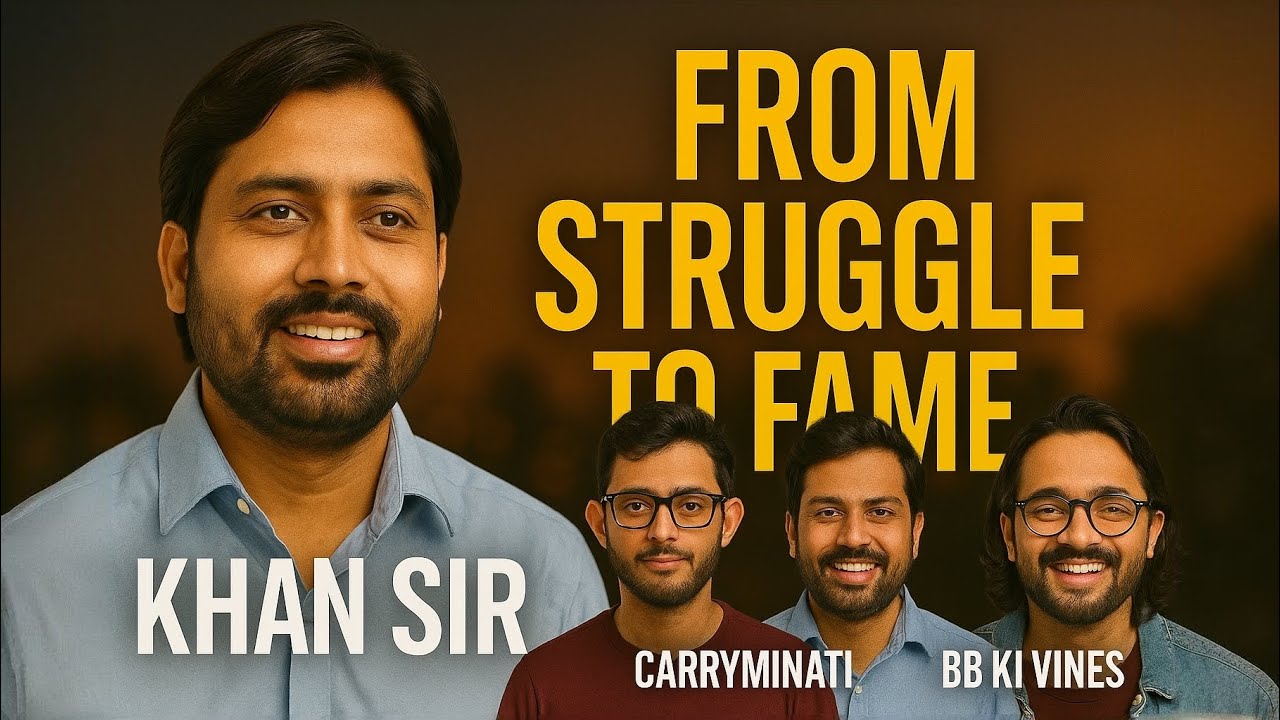 From Camera to Castle : YouTubers Living Like Celebrities ! #viral #khansir #carryminati #techburner