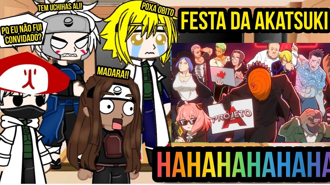 Hokages react AKATSUKI FAZ UMA FESTA 😂❤️ VOICE MAKERS