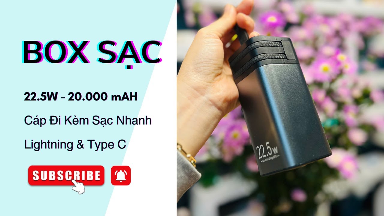 DIY - Lắp 1 Cục Pin Sạc Dự Phòng 20.000maH Cực Dễ. Với 4 Viên Pin 21700 Cũ. Sạc Nhanh 22W