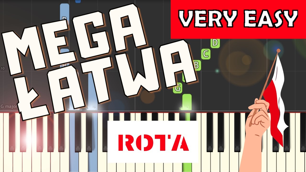 🎹 Rota - Piano Tutorial (MEGA ŁATWA wersja) 🎵 NUTY W OPISIE 🎼