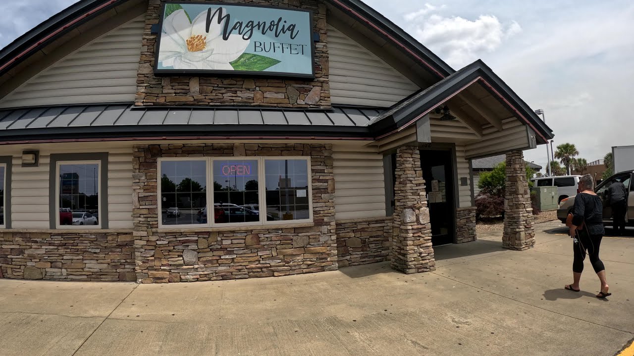 Magnolia Buffet/all you can eat/includes drinks/lots of different food to try.