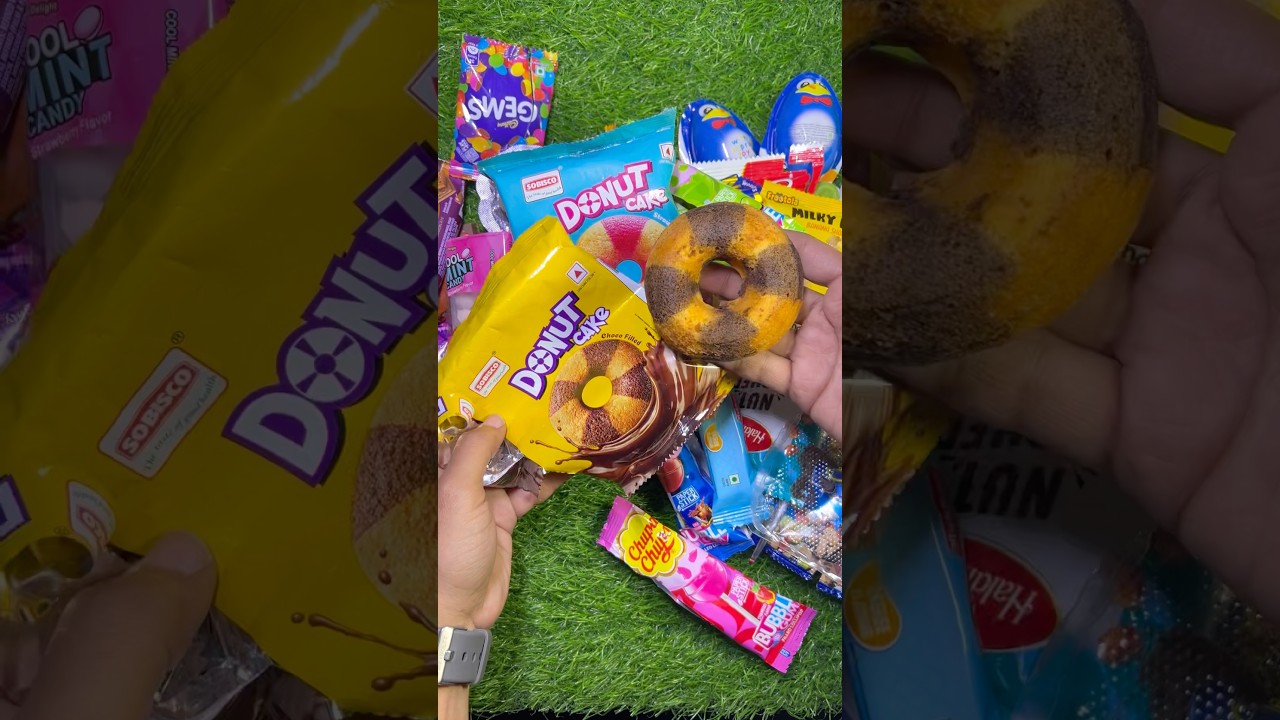 Satisfying Video ASMR Lollipops Chocolate and Candy Gummy Candy Unboxing Video ASMR.