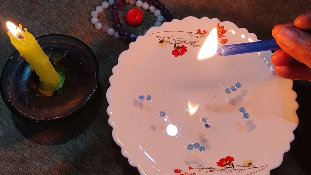 Partner ke soch aapke liye Kya hai #viralvideo Candle wax Reading ♥️#viralvideo #love 