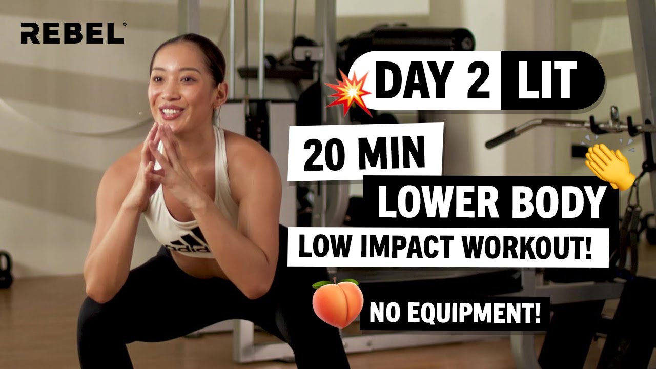 Day 2: 20min Lower Body Workout | 5-Day Low Impact Training Challenge