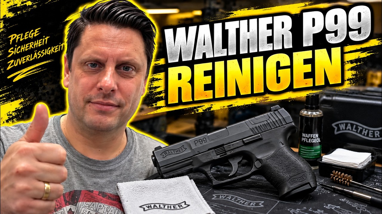 Walther P99 Zerlegen, Reinigen und Zusammenbauen