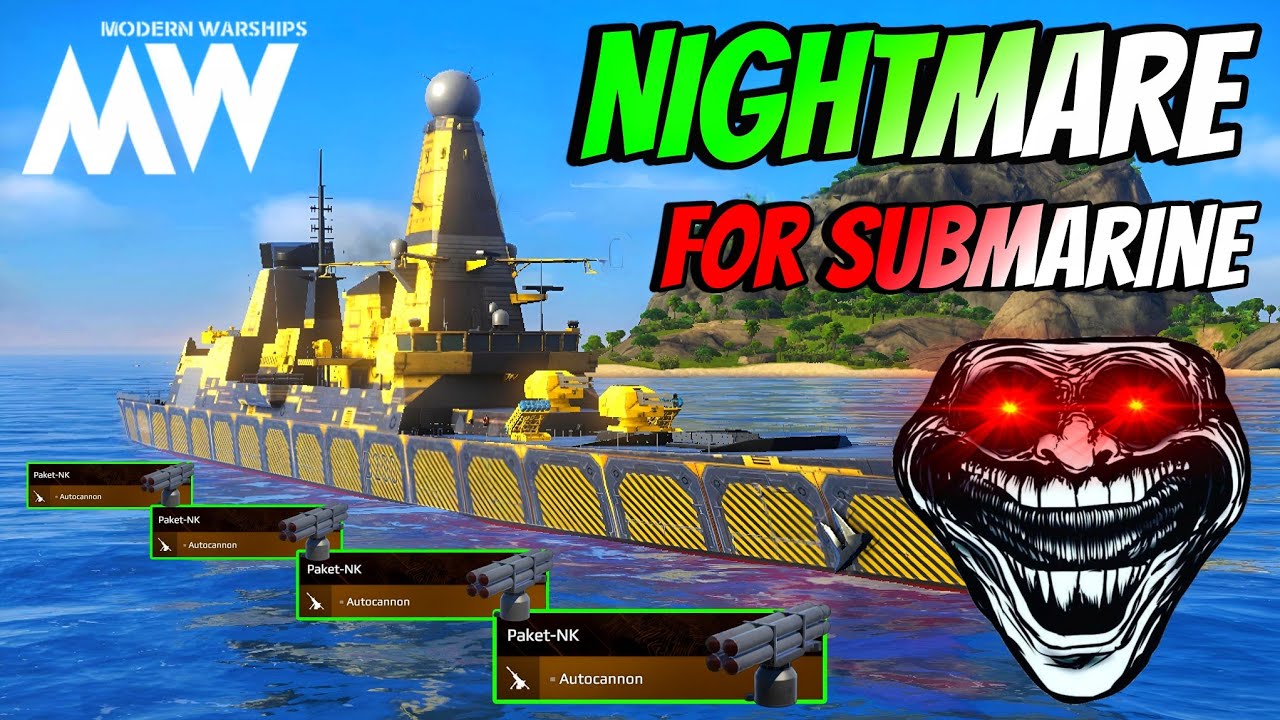 HMS Paladin With 4x Paket-NK Torpedo Autocannon 🔥 Submarine Melting Machine ☠️ - Modern Warships 